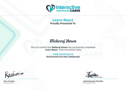 React JS - Interactive Cares